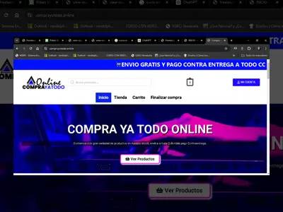 TIENDA ONLINE: Landing page para startup